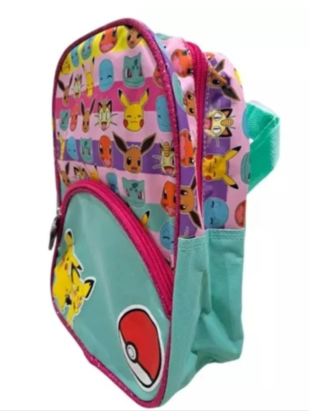 Pokemon Backpack Pikachu Pichu & Pokeball